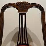 Red Directoire chairs