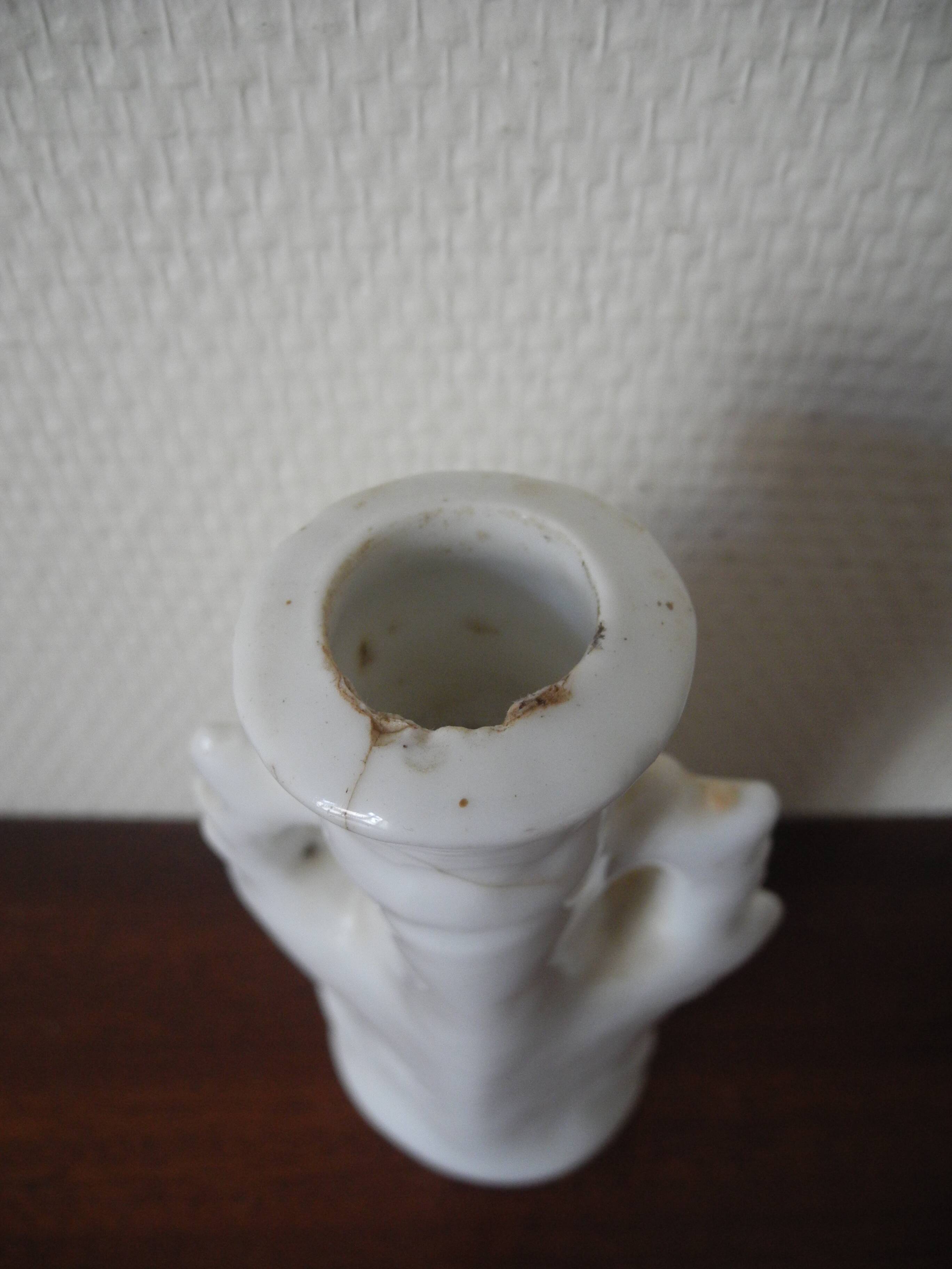 Antique porcelain candlestick decorative antique porcelain candlestick