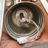 Brass chandelier, 10 burners