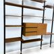 Wall Library or Floor/Ceiling in Light Walnut