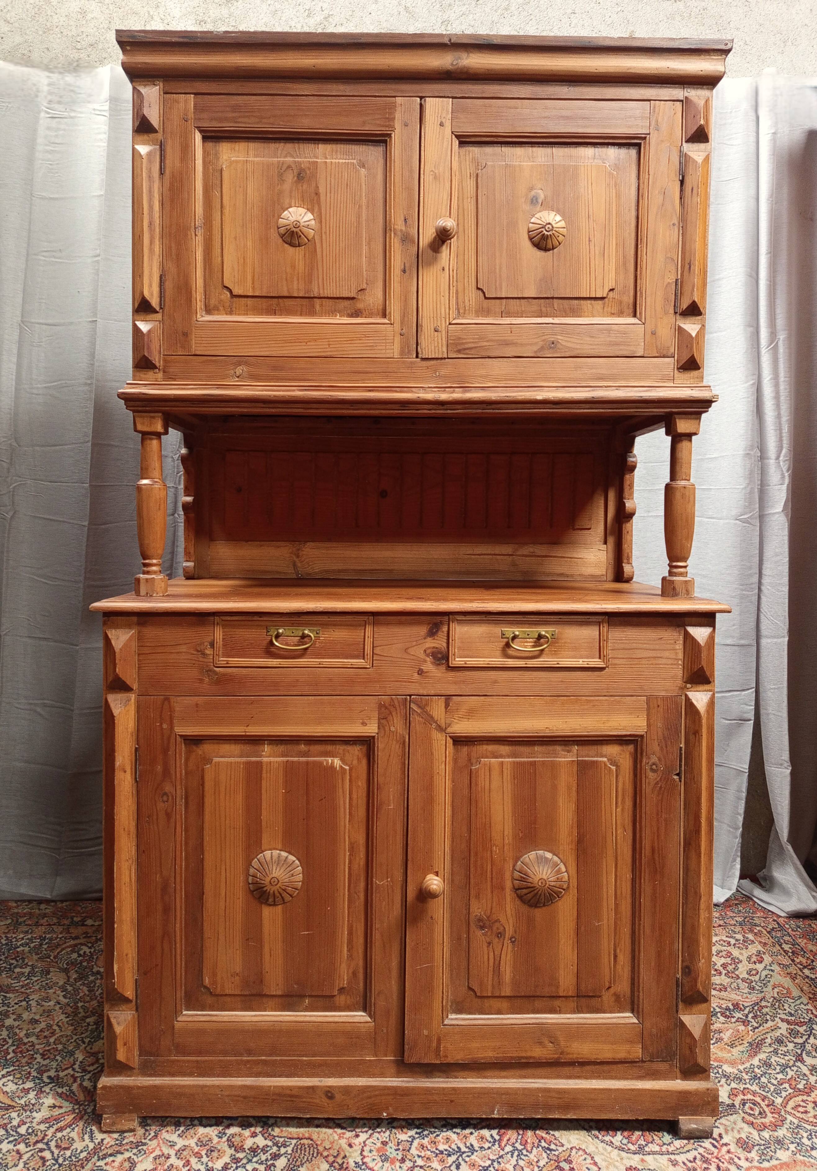 Savoyard pine sideboard