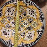 Grande assiette creuse artisanale présentation