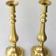 Large antique bronze candelabras. Unique pair. Candle holders.