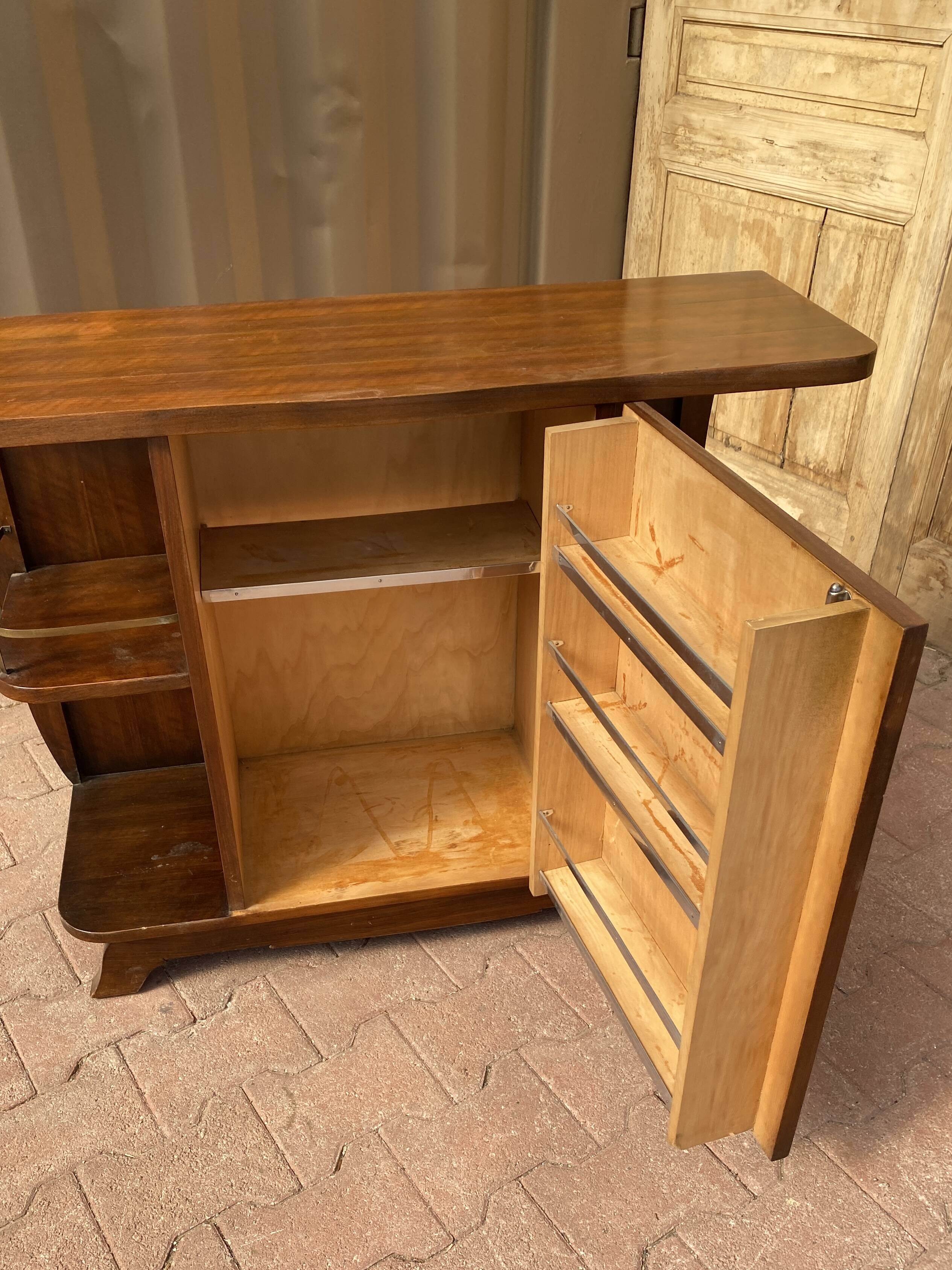 Art Deco style bar cabinet