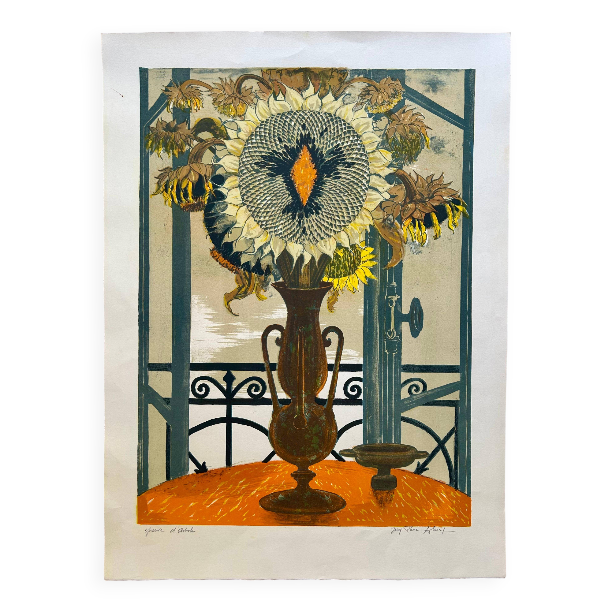 Jean-Pierre Alaux - Grand Soleil - Signed Artist's Proof - Lithograph
