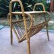 Vintage bamboo magazines rack