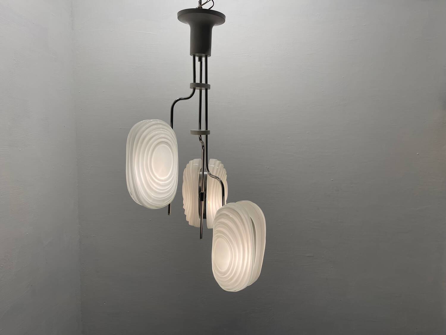 Architectural Murano Glass Chandelier