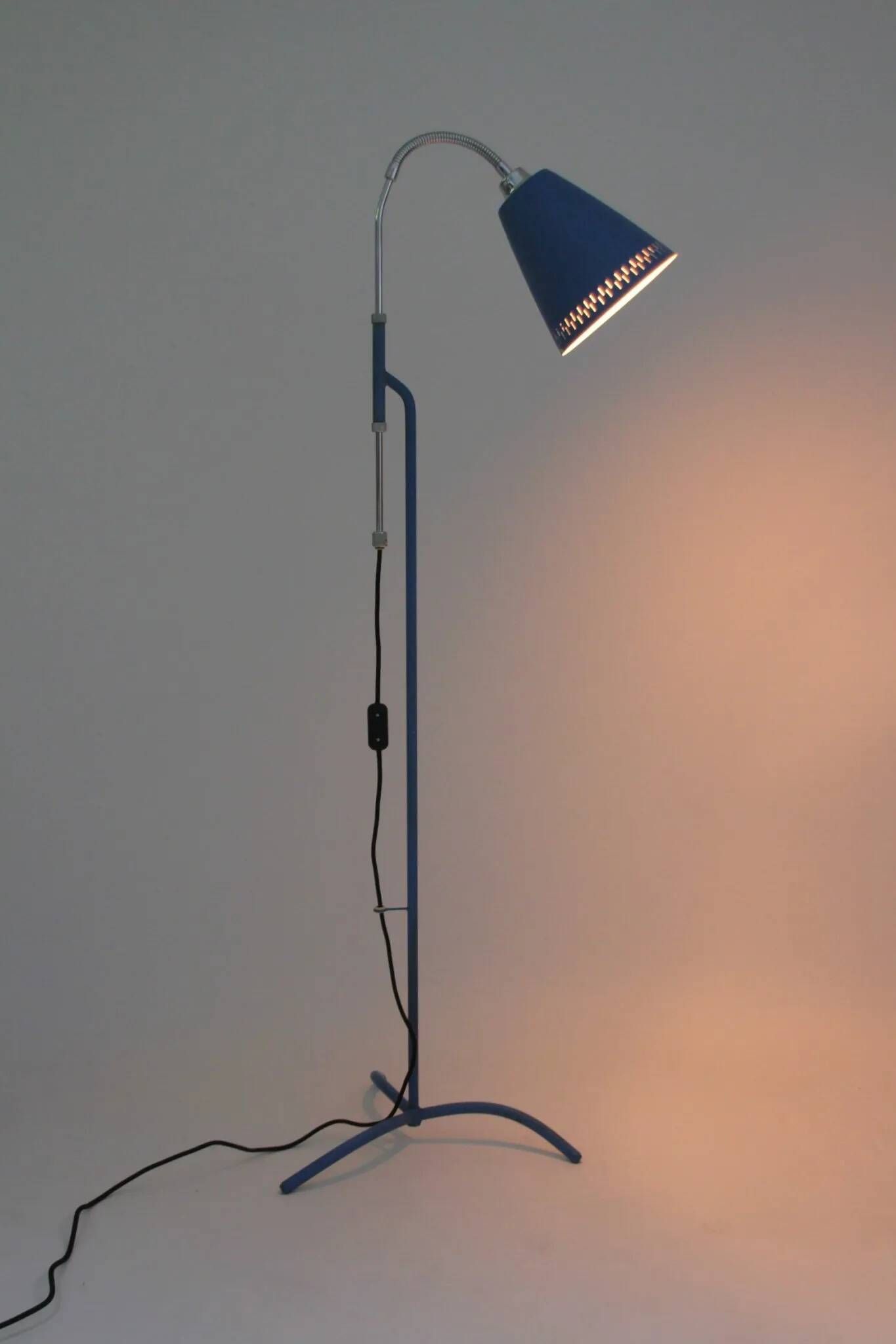 Floor Lamp Model 55 by Svenska Armatur Eskilstuna (SAE) — Sweden, 1950s