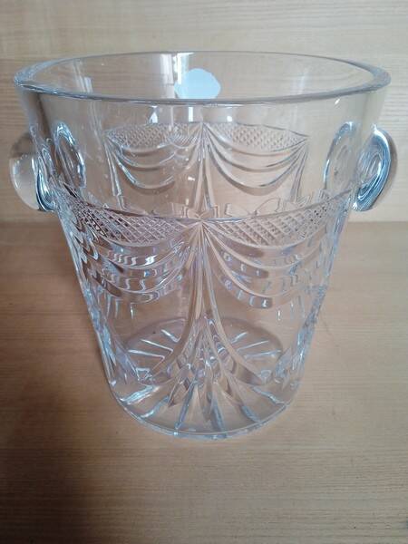 Etzel vintage crystal champagne bucket