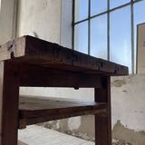 XL central island workbench oak
