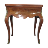 Table à jeux marqueté Louis XV