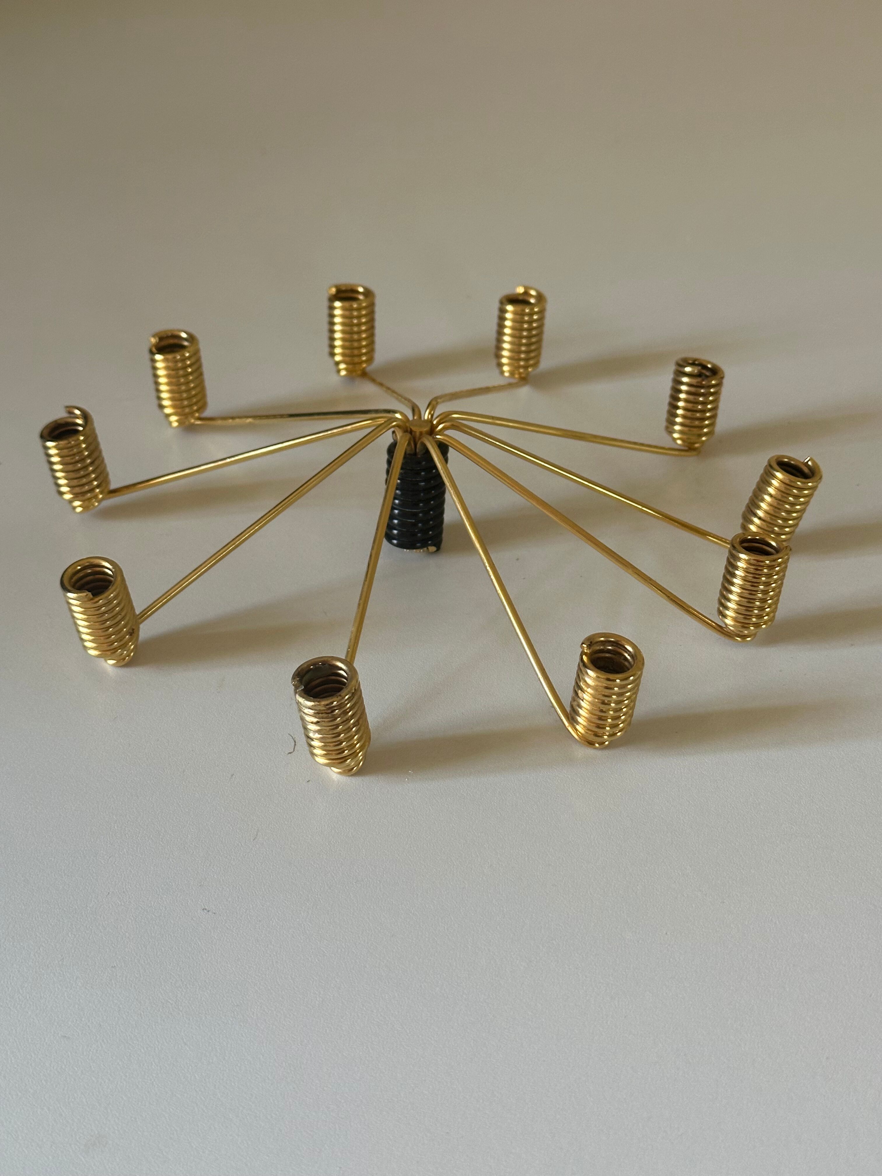 Vintage Scandinavian design candle holder 60 years