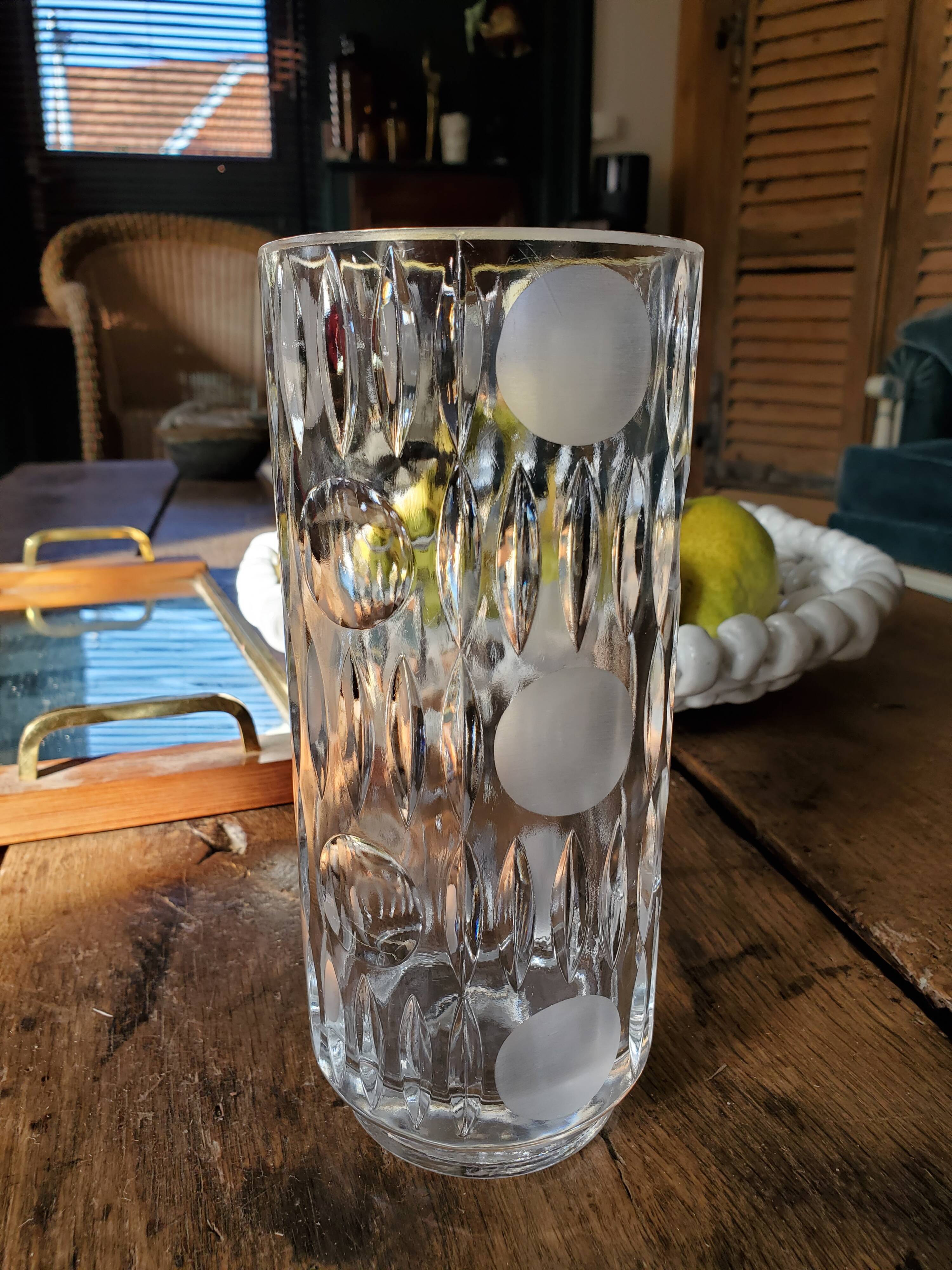 Modernist cylindrical vase