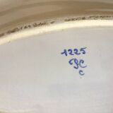 Earthenware dish signed