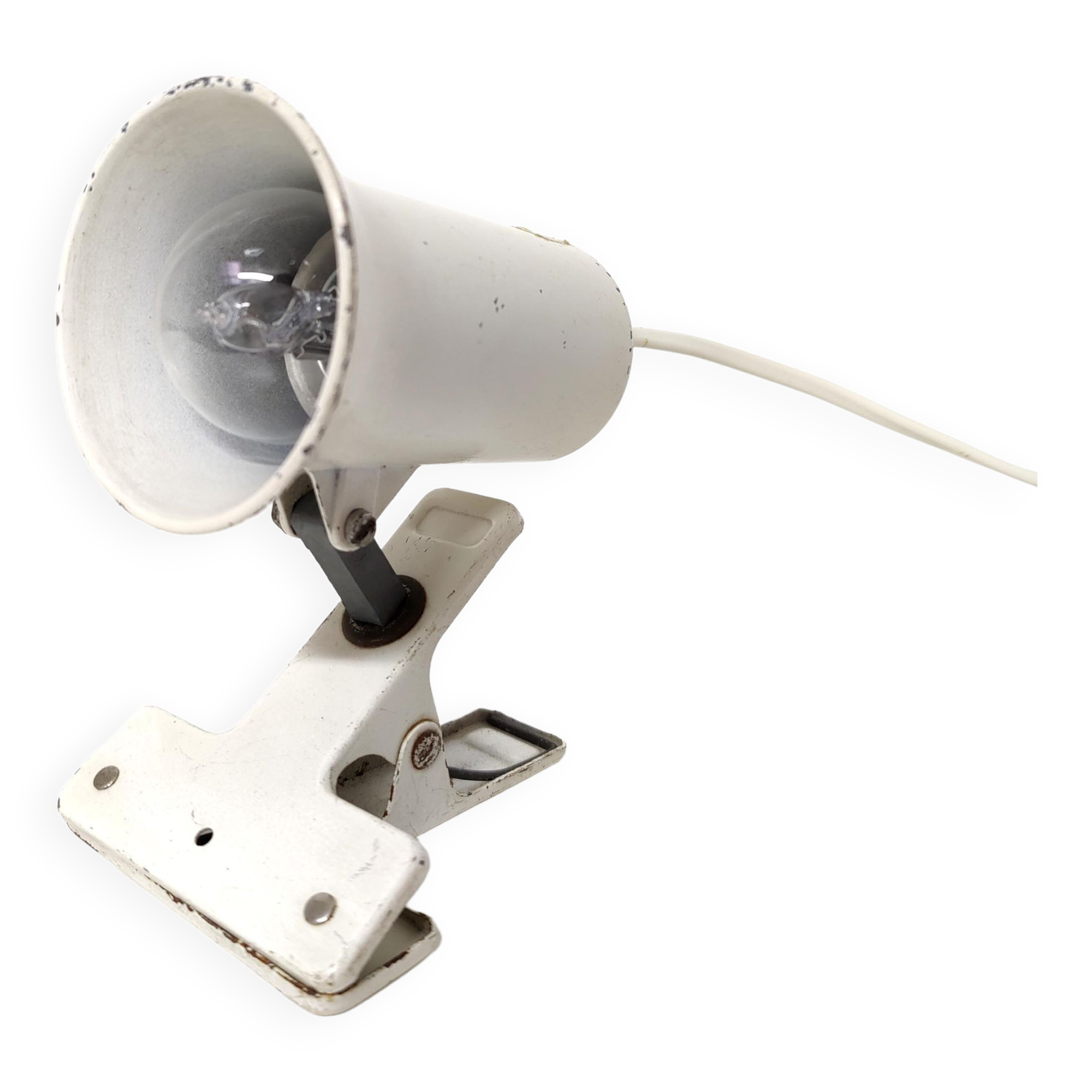 Lampe spot à pince Lita en métal années 70