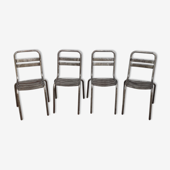 Lot de 4 chaises brasseries