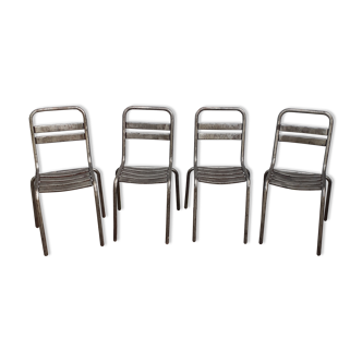 Lot de 4 chaises brasseries