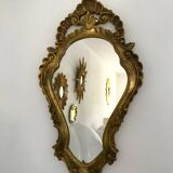 Miroir doré vintage
