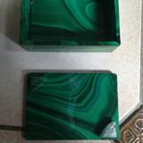 Jewelry box in malachite