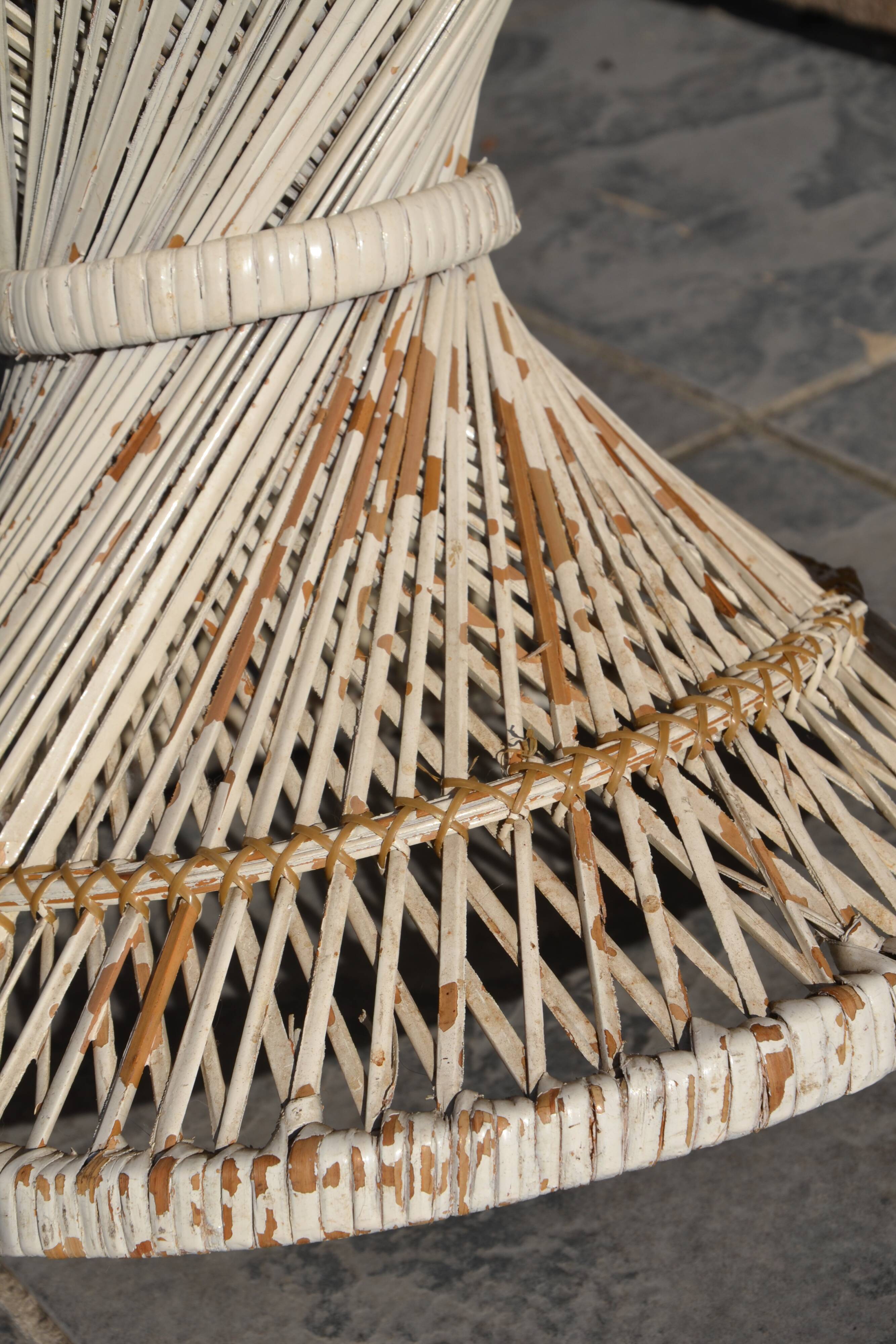 Chaise Emmanuelle en rotin enfant
