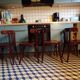 Set de 4 chaises de bistrot 1950