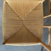 Ensemble de 6 chaises vintage en corde de papier Kurt Ostervig