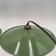 Pair of enamelled metal pendant lights