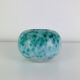 Art Deco ceramic vase Elchinger, speckled green
