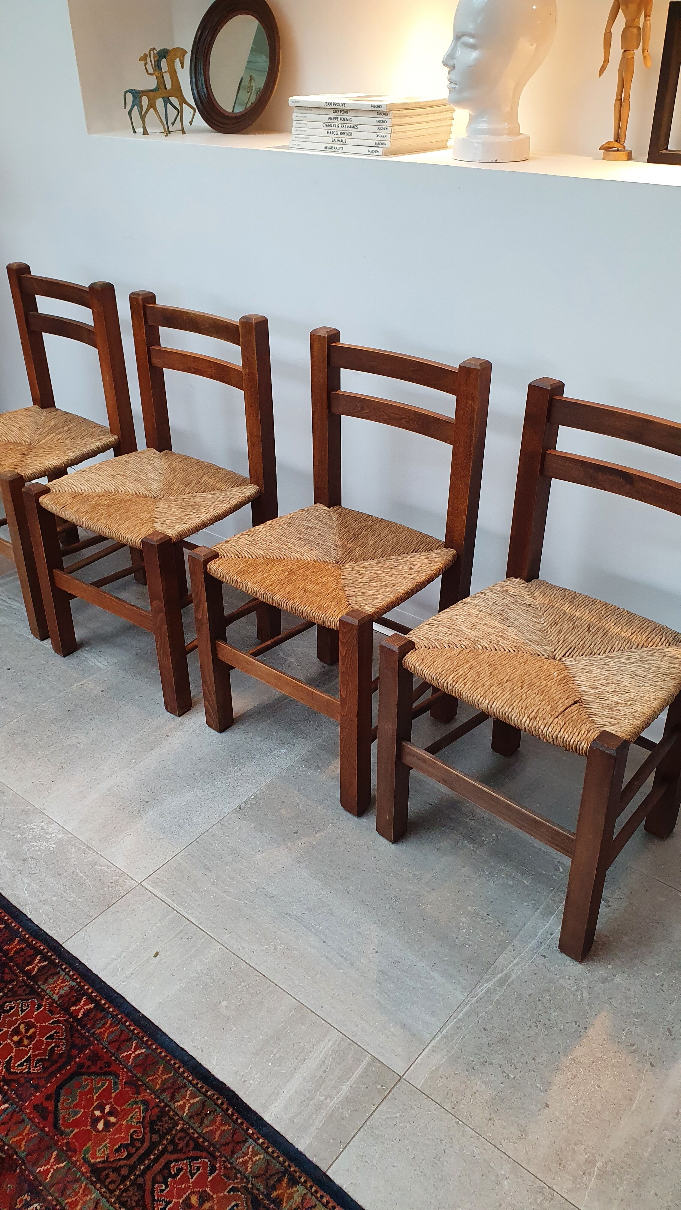 Set of 4 mulched chairs