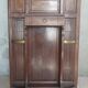 Art Deco coat rack in oak