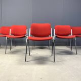 Vintage DSC 106 Side Chairs by Giancarlo Piretti for Castelli, 1970s - set