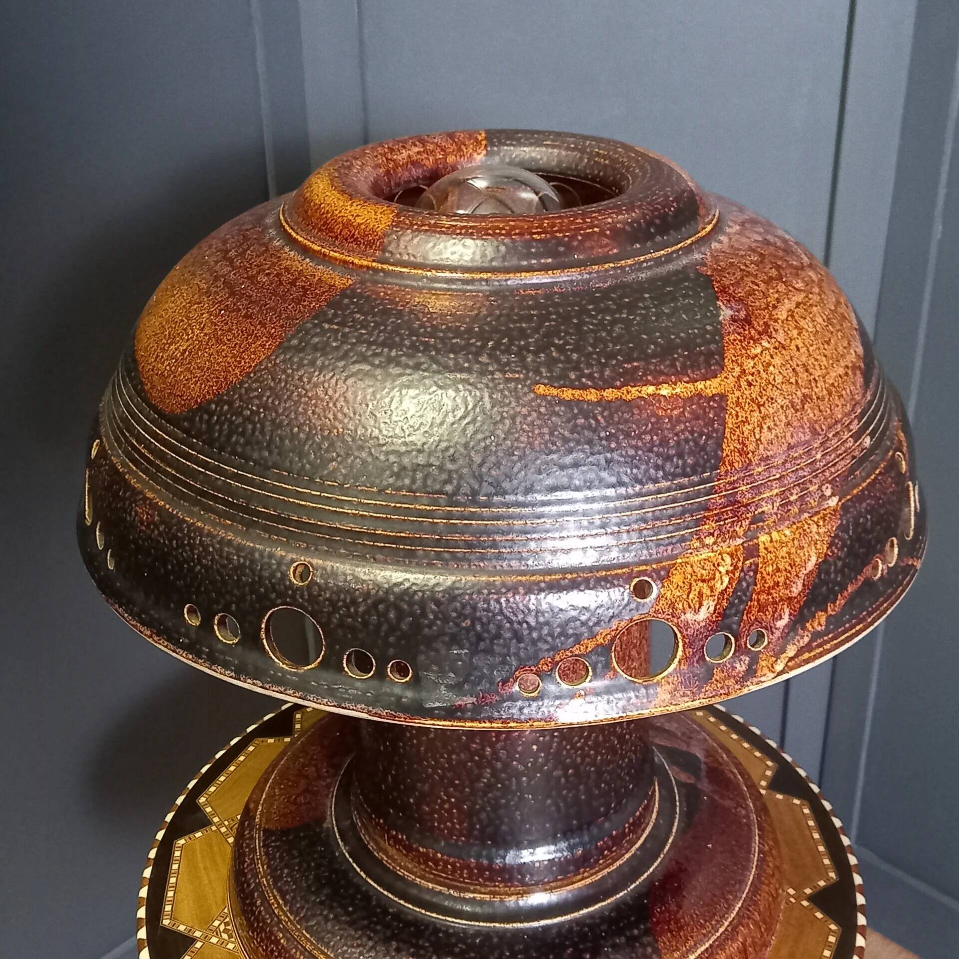 Vintage mushroom lamp