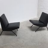 Pair of 'Visiteur' easy chairs by Pierre Guariche for Meurop, 1961