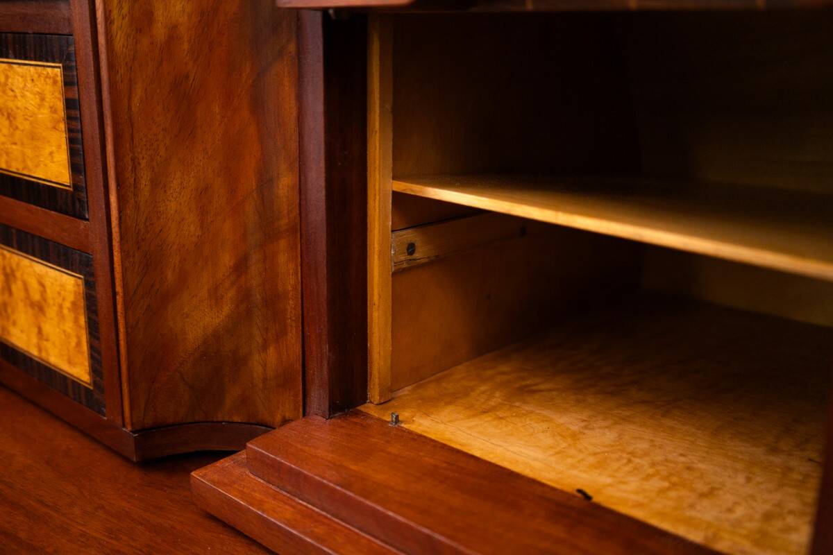 Antique bureau with storage compartments, Northern Europe, ca. 1880. After renovation.