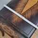 Vintage coffee table in marquetry wood, Louis XV style, 70 x 34 x 52 cm
