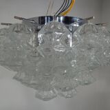 Glass ceiling light by J. T. Kalmar for Kalmar, 1960s