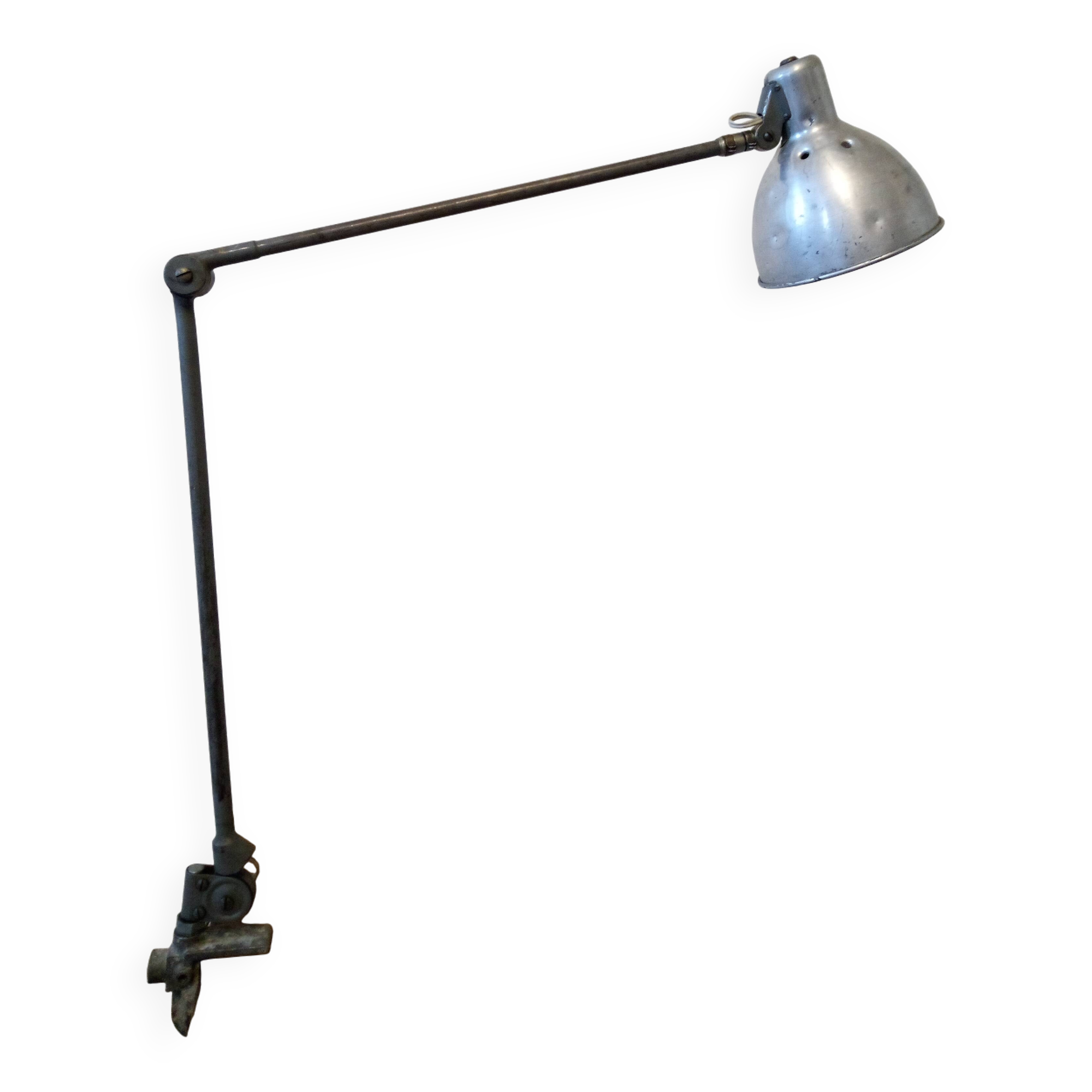 Large articulated industrial / workshop lamp - 1940-50