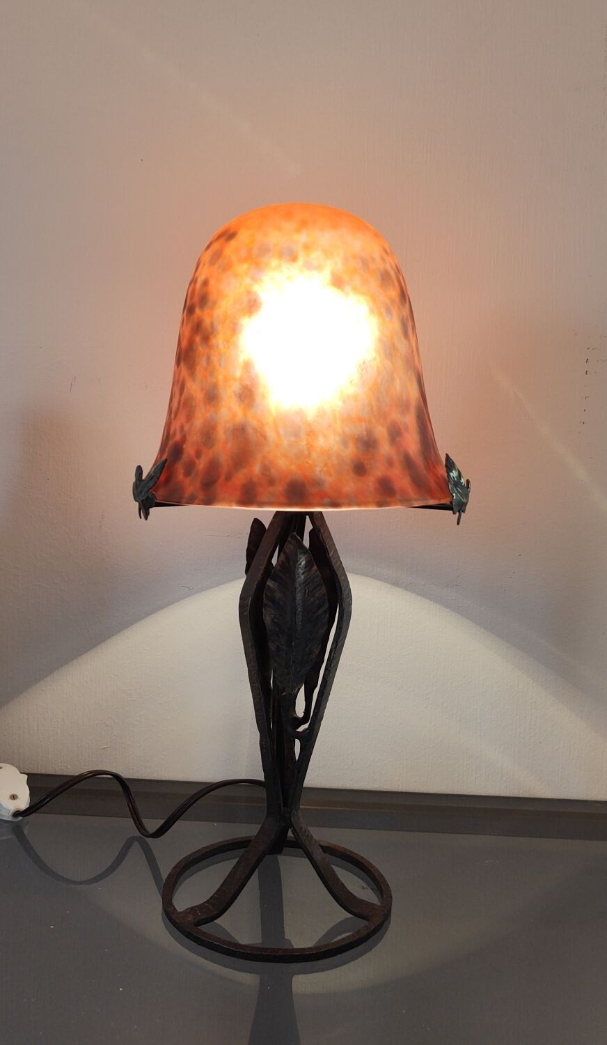 Lampe fer forgé