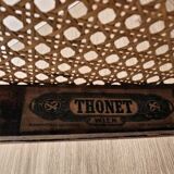 Vintage Thonet chair, wood and caning, no. 221.