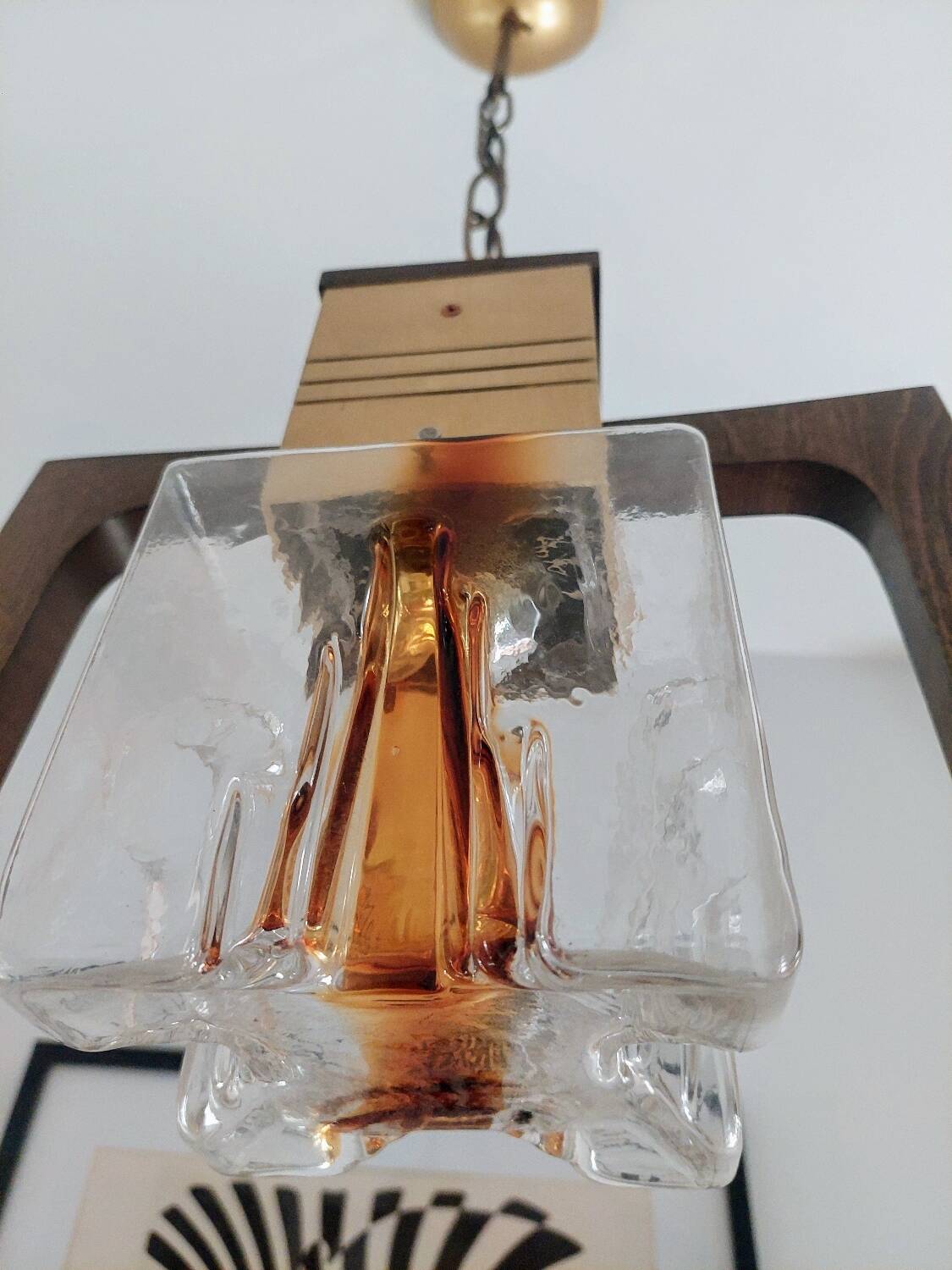 60s Murano glass pendant light