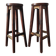 Pair of vintage brutalist stools 1950/60