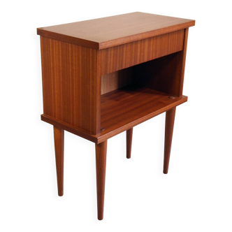 Bedside table with spindle feet 1960s - 1970s