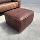 Vintage De Sede DS44 3 seat sofa with ottoman, 1970s
