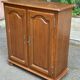 Vintage oak Louis XIV buffet commode from the 1950s.