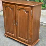1950s Louis XIV oak vintage buffet