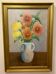 Still life with Dalhia signed J de Sereys, circa 1970.