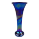 Iridescent glass vase