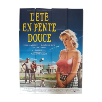 Poster cinema L'été en pente douce 120x160