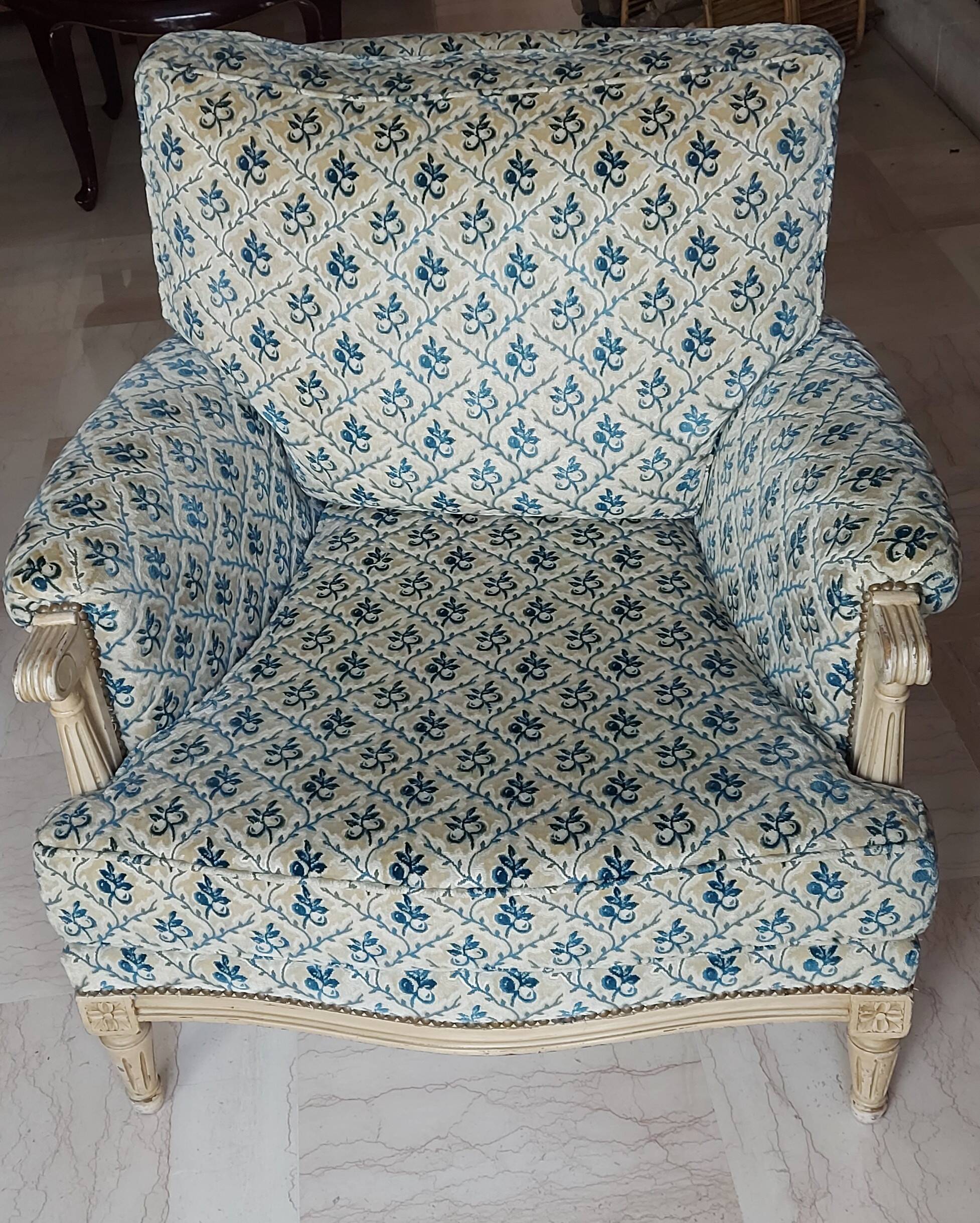 2 Louis XVI style Bergères