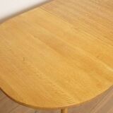Vintage oval dining table | Oak | Extendable